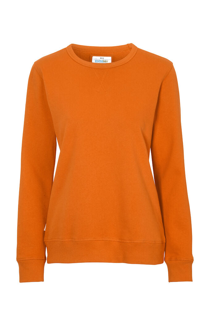 Crew Neck Lady (GOTS) Orange XS