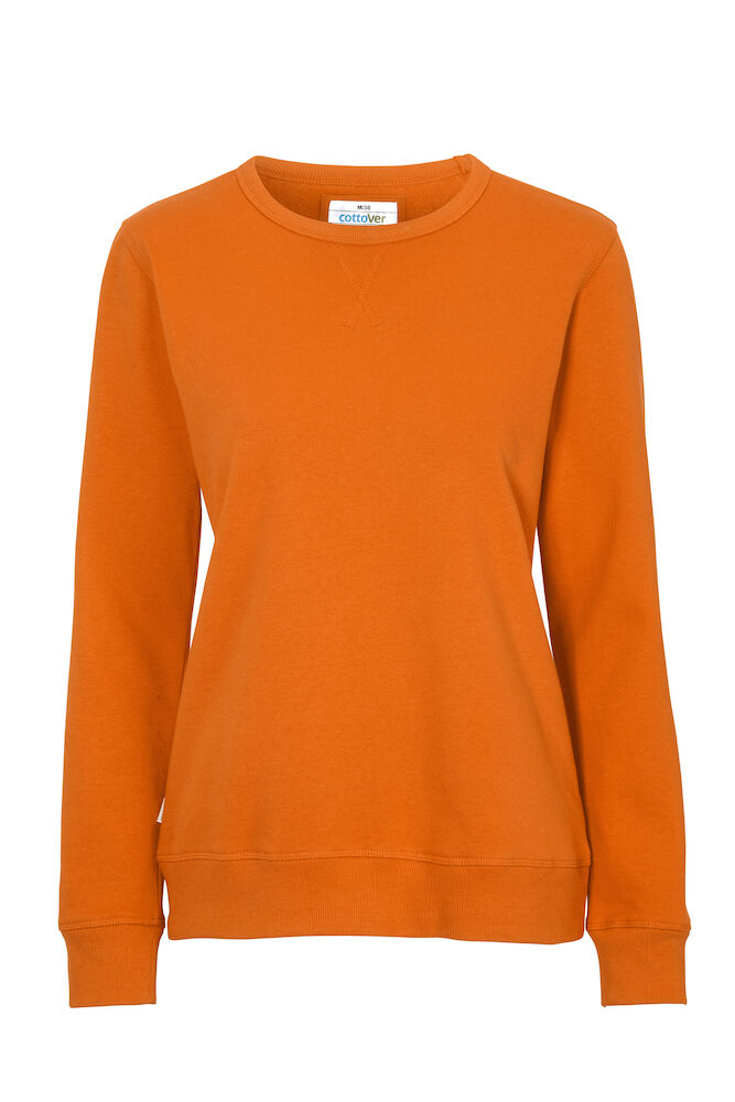 Crew Neck Lady (GOTS) Orange XS
