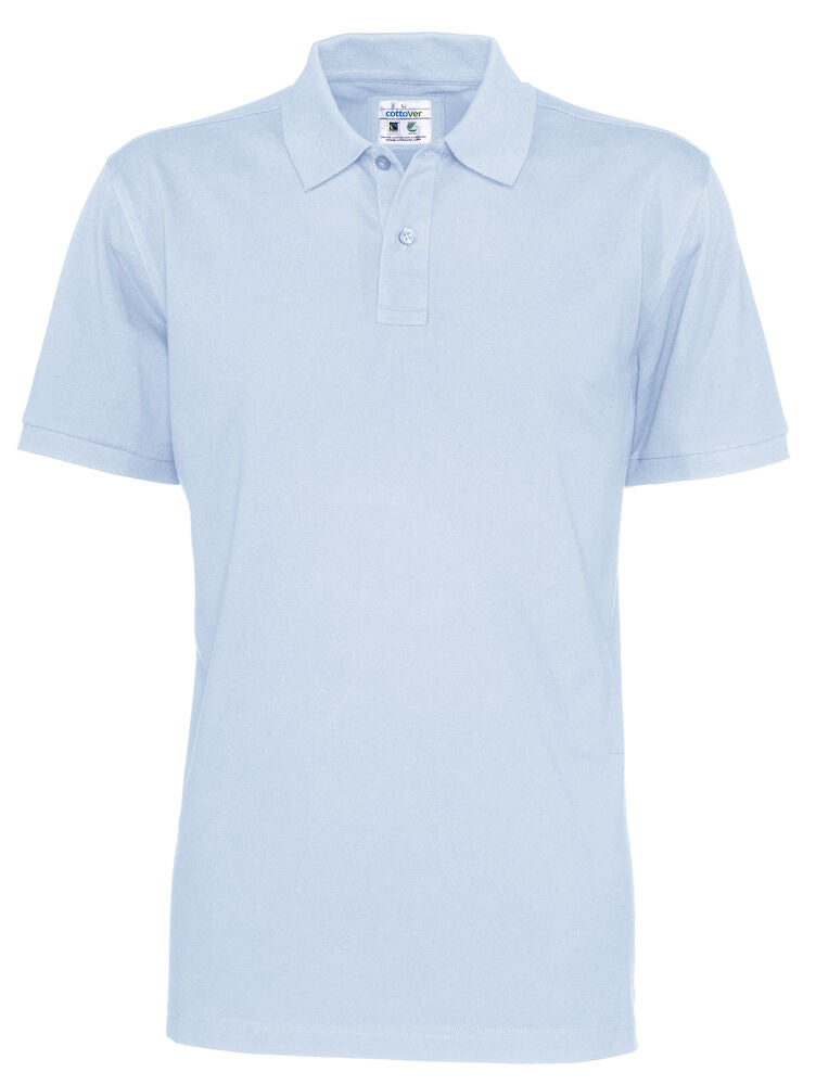 Pique Man (GOTS) Sky Blue S