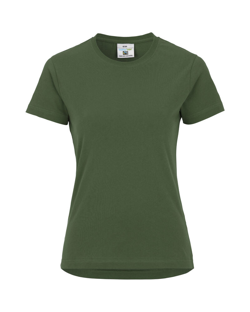 T-shirt Lady Dk Green