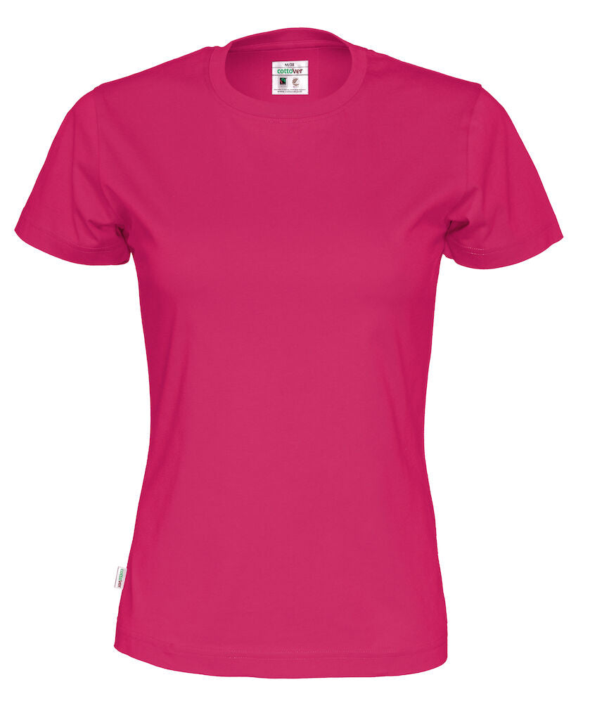 T-shirt Lady (GOTS) Dark Cerise XS