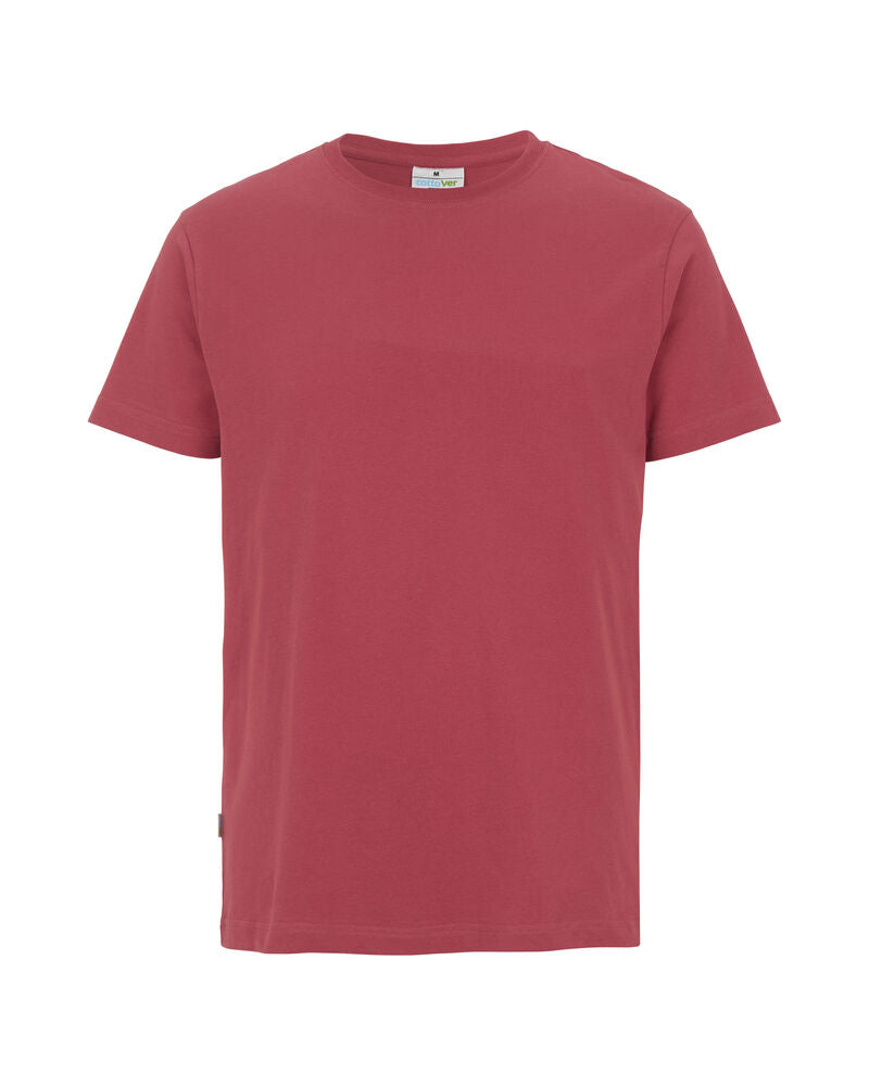 T-shirt Man Dusty Red