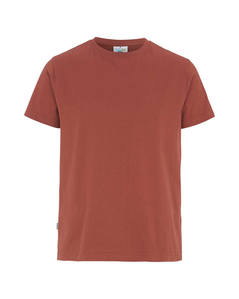 T-shirt Man Rust Red