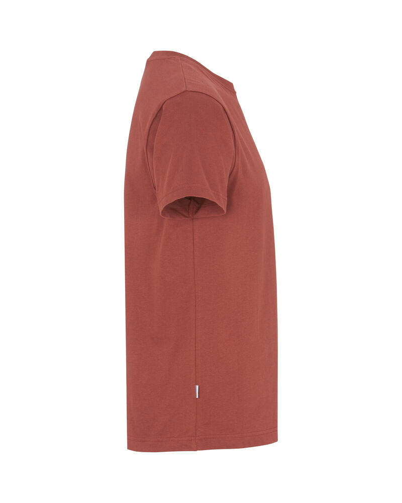 T-shirt Man Rust Red