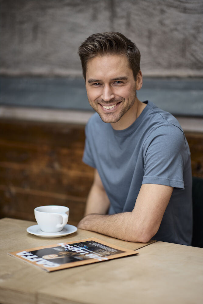 T-shirt Man Dusty Blue