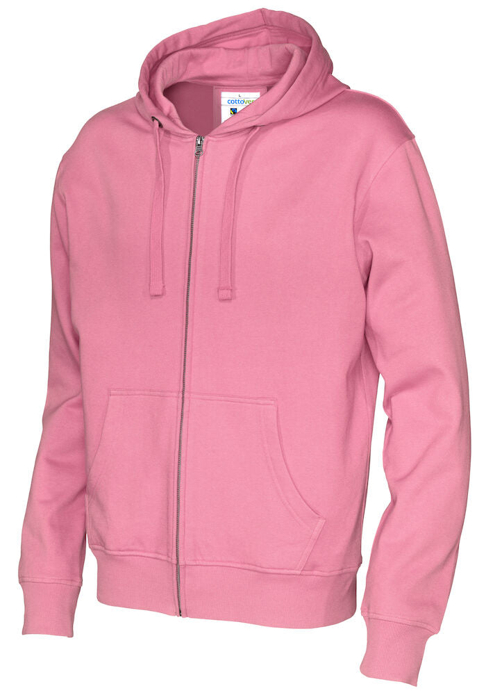 Full Zip Hood Man Pink