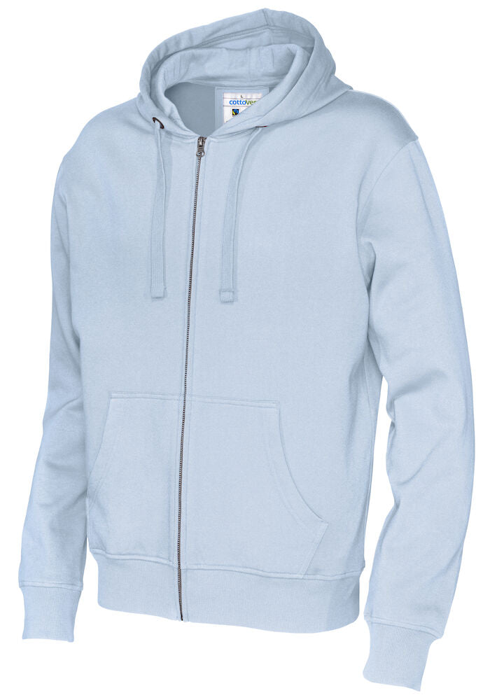 Full Zip Hood Man Sky Blue