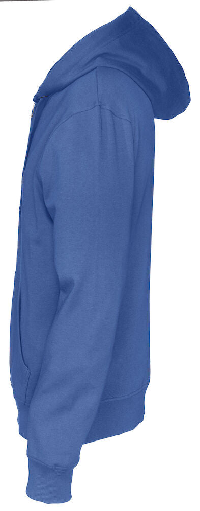 Full Zip Hood Man Royal Blue