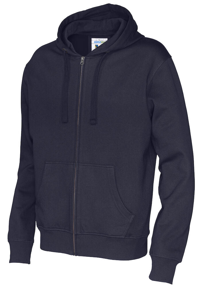 Full Zip Hood Man Navy