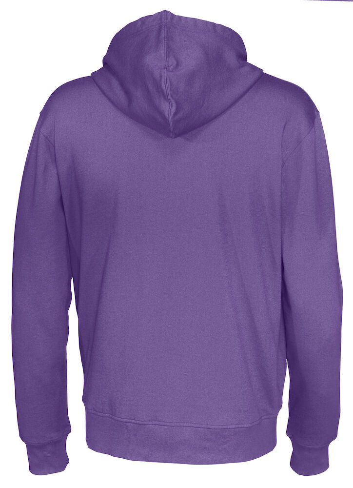 Full Zip Hood Man Purple