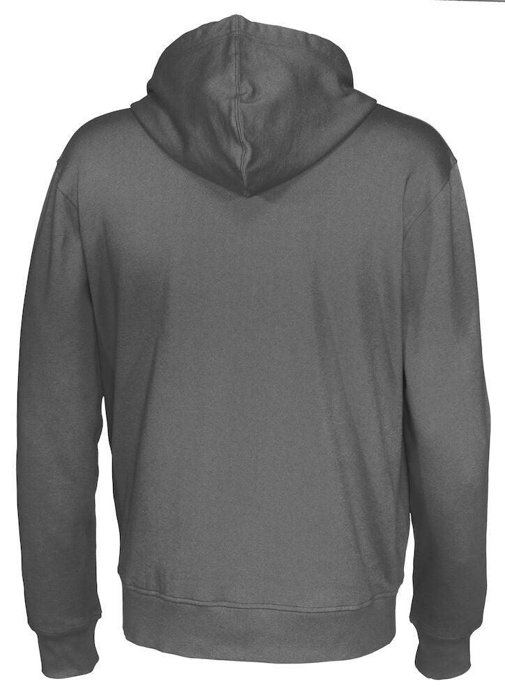 Full Zip Hood Man Charcoal