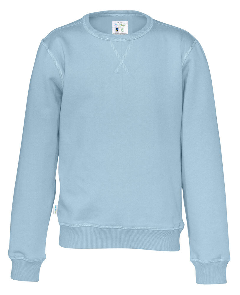 Crew Neck Kid (GOTS) Sky Blue 90/100