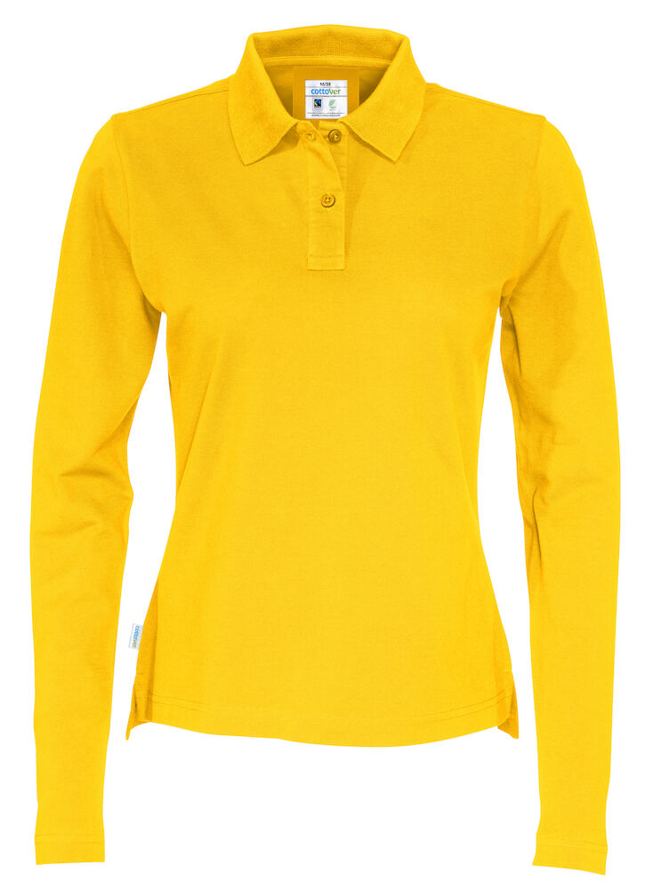 Pique LS Lady (GOTS) Yellow XS