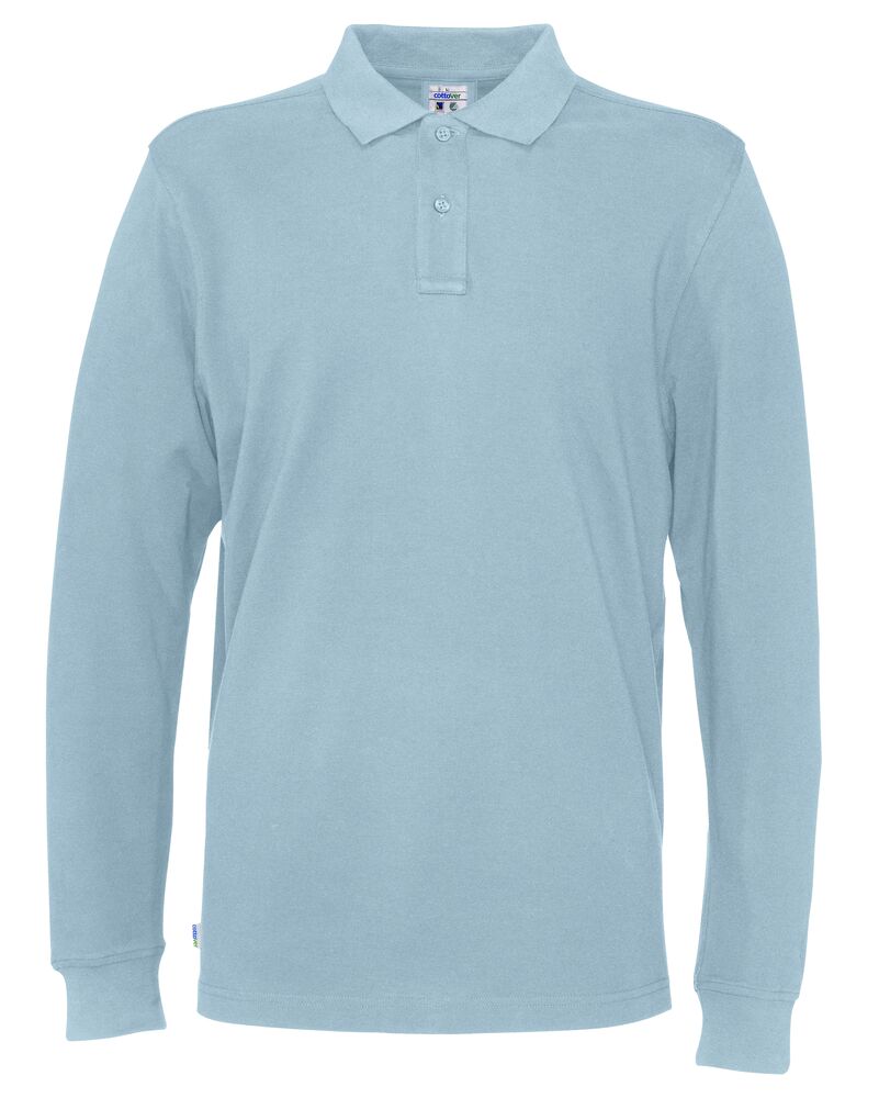 Pique LS Man (GOTS) Sky Blue S