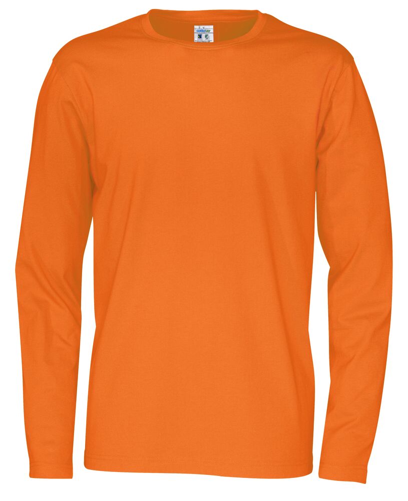 T-Shirt LS Man (GOTS) Orange S