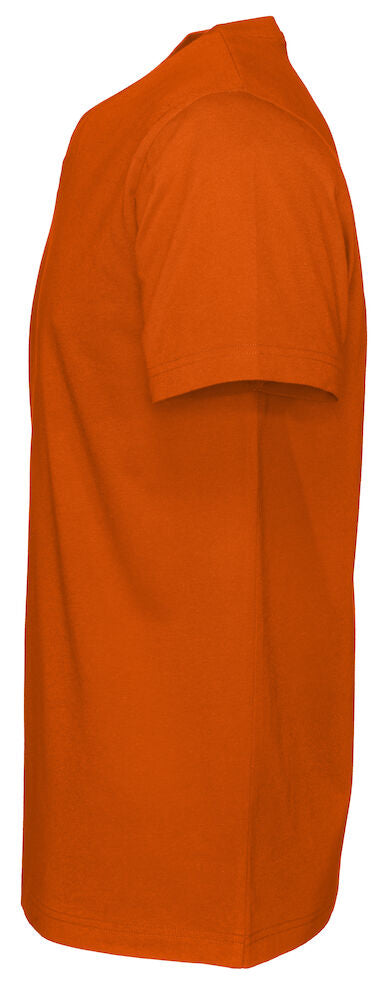 T-Shirt V-Neck Man Orange