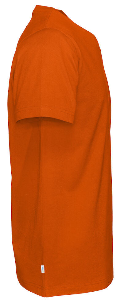 T-Shirt V-Neck Man Orange