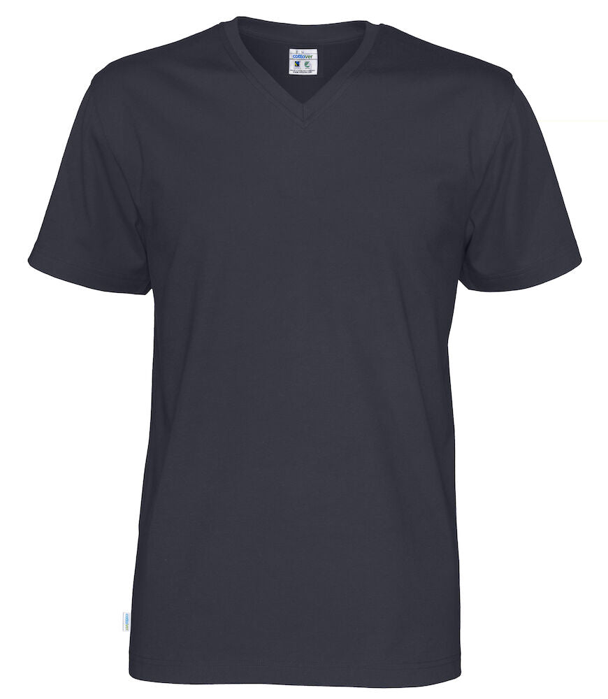 T-shirt V-neck Man (GOTS) Navy S