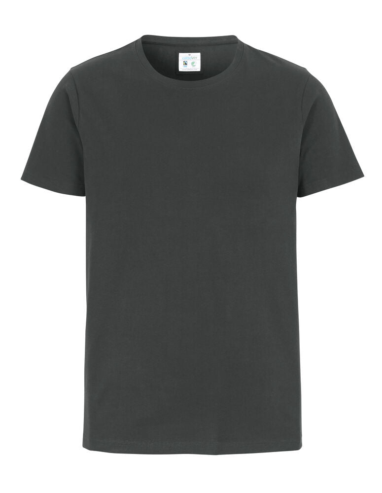 Stretch R-neck Man (GOTS) Charcoal XXL