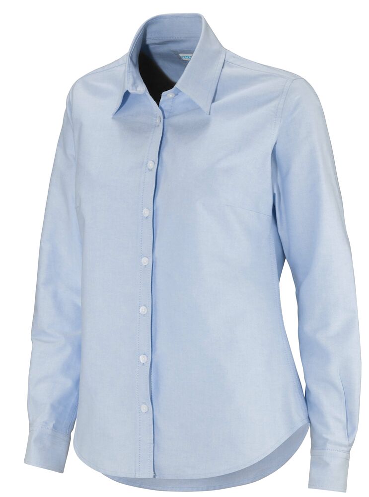 Oxford Shirt L/S Lady (GOTS) Lt Blue 34