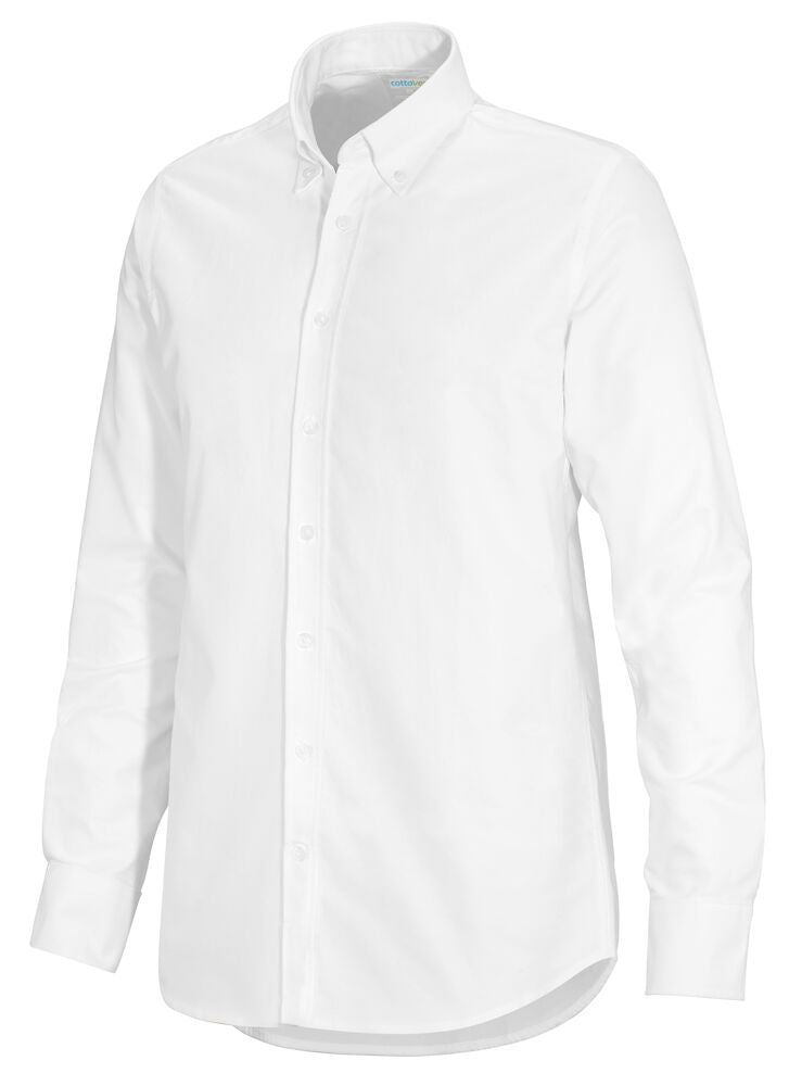 Oxford Shirt L/S Man (GOTS) White XS-35/36