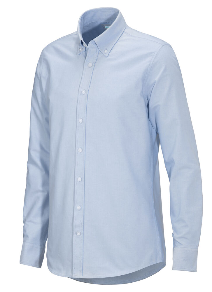 Oxford Shirt L/S Man (GOTS) Lt Blue XS-35/36