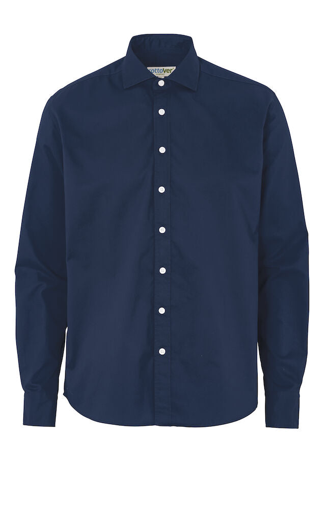 Poplin Comfort Man (GOTS) Navy 36