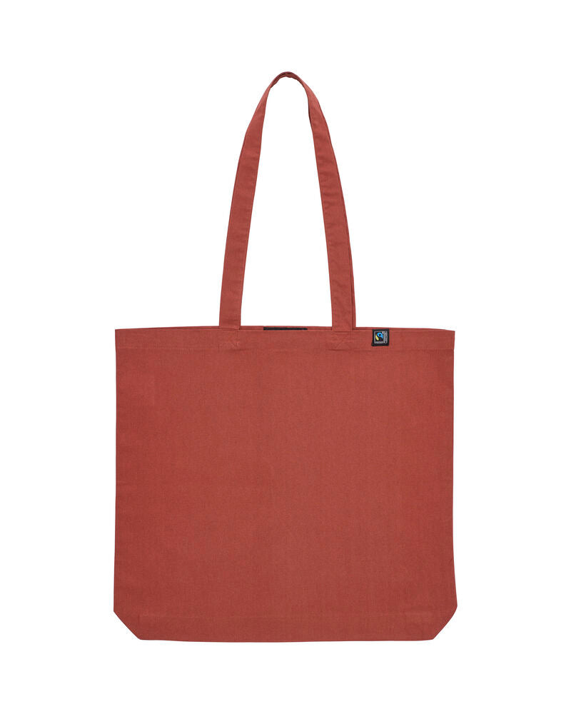 Key Tote Bag (GOTS) Rust Red One size