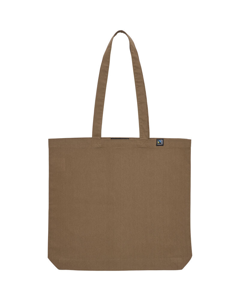 Key Tote Bag (GOTS) Brown One size