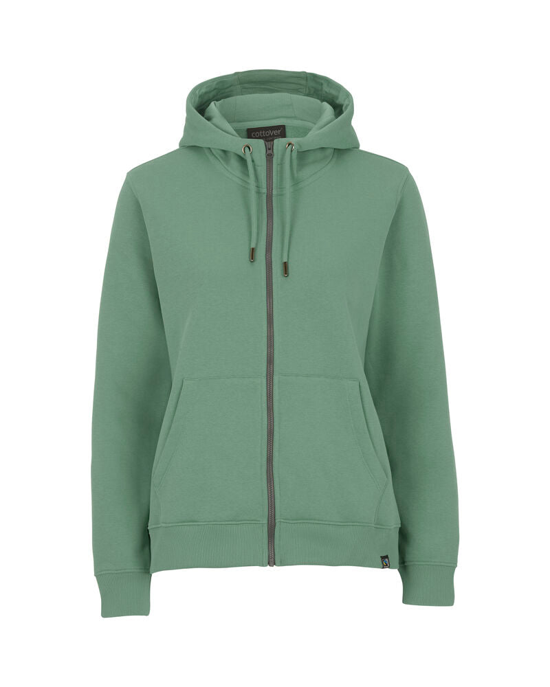 Key FZ Hood Lady (GOTS) Dusty Green XS