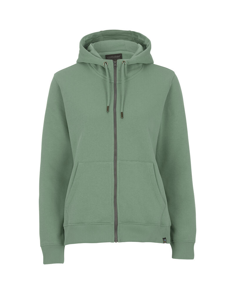 Key FZ Hood Lady (GOTS) Dusty Green XS