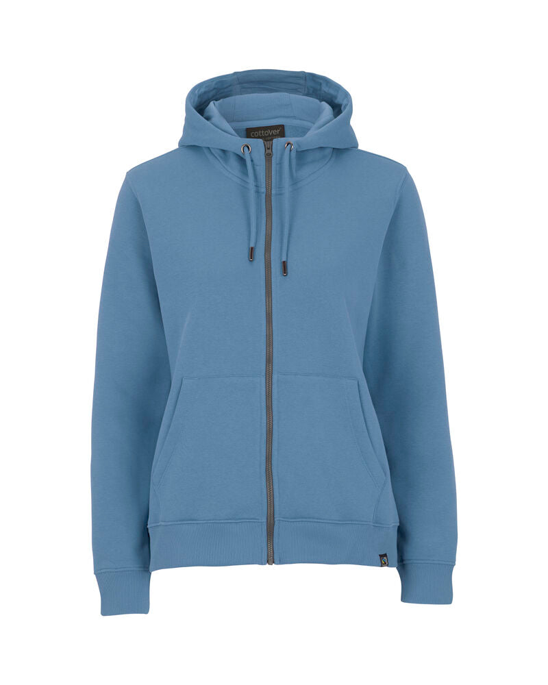 Key FZ Hood Lady (GOTS) Dusty Blue XS