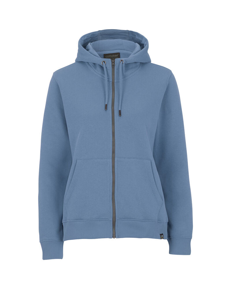 Key FZ Hood Lady (GOTS) Dusty Blue XS
