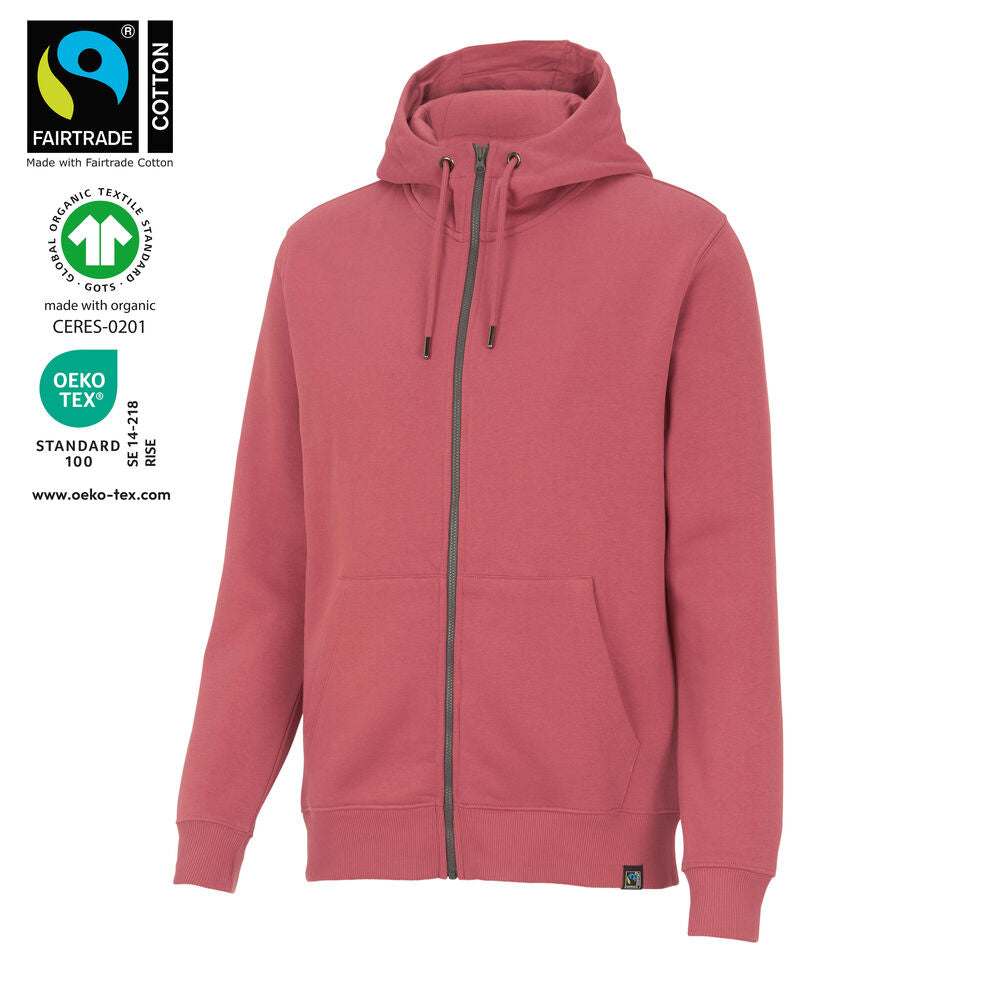 Key FZ Hood Man (GOTS) Dusty Red S