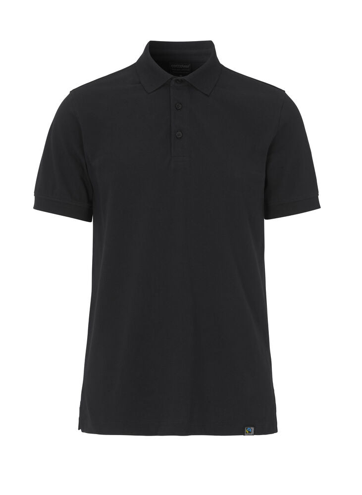 Stretch Piqué Man (GOTS) Black 4XL