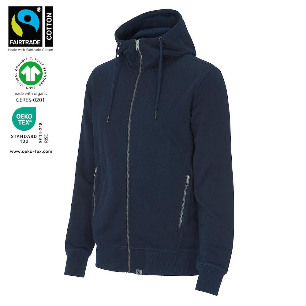 F. Terry FZ Hood Man (GOTS) Navy S