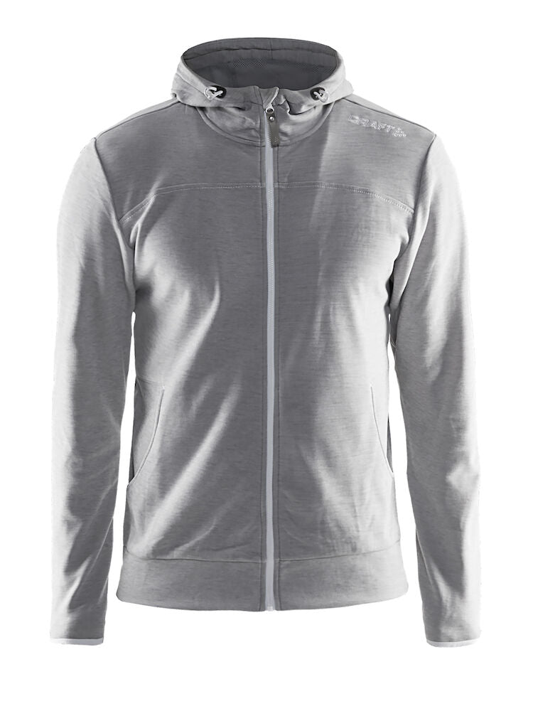 Leisure F.Z Hood M Grey Melange XS