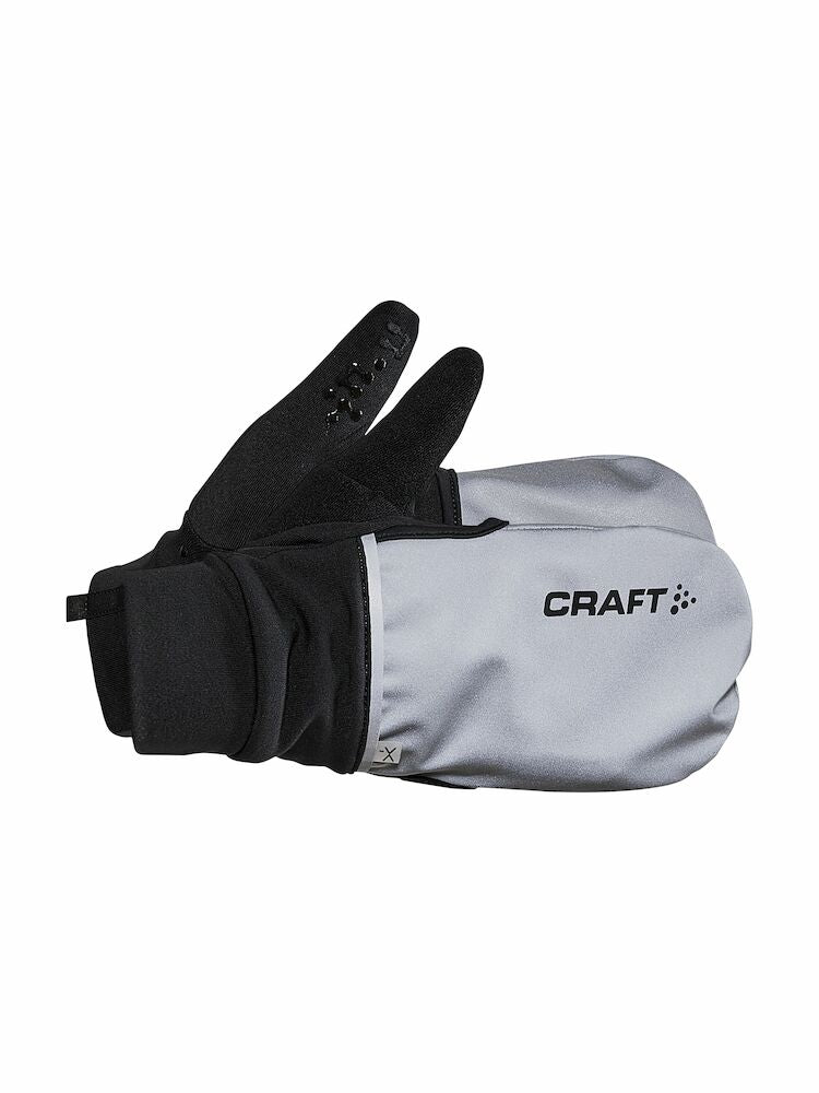 Adv Hybrid Weather Glove Silver/Black 6/XXS