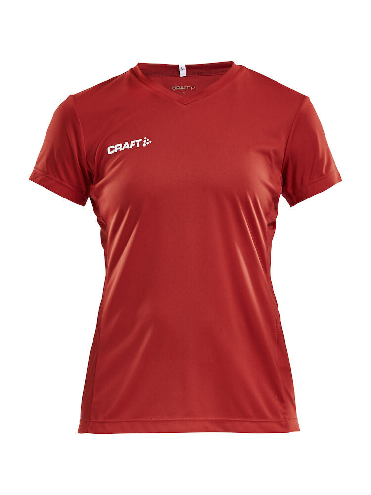 Squad Jersey Solid W Bright Red XS