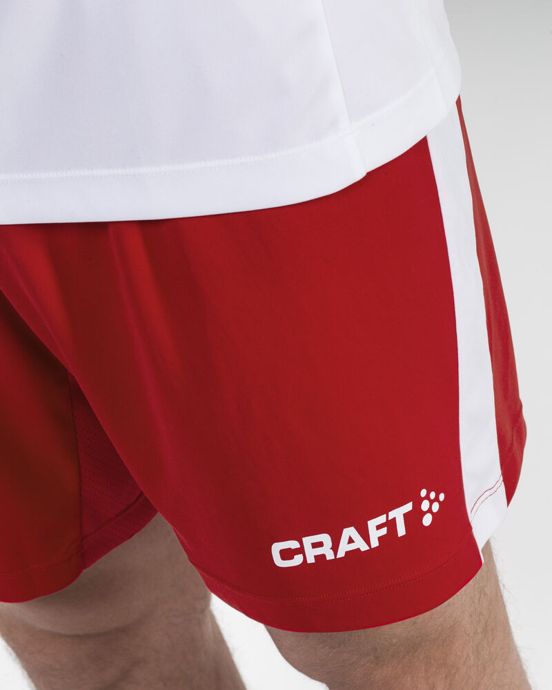 Progress Short Contrast M Bright Red
