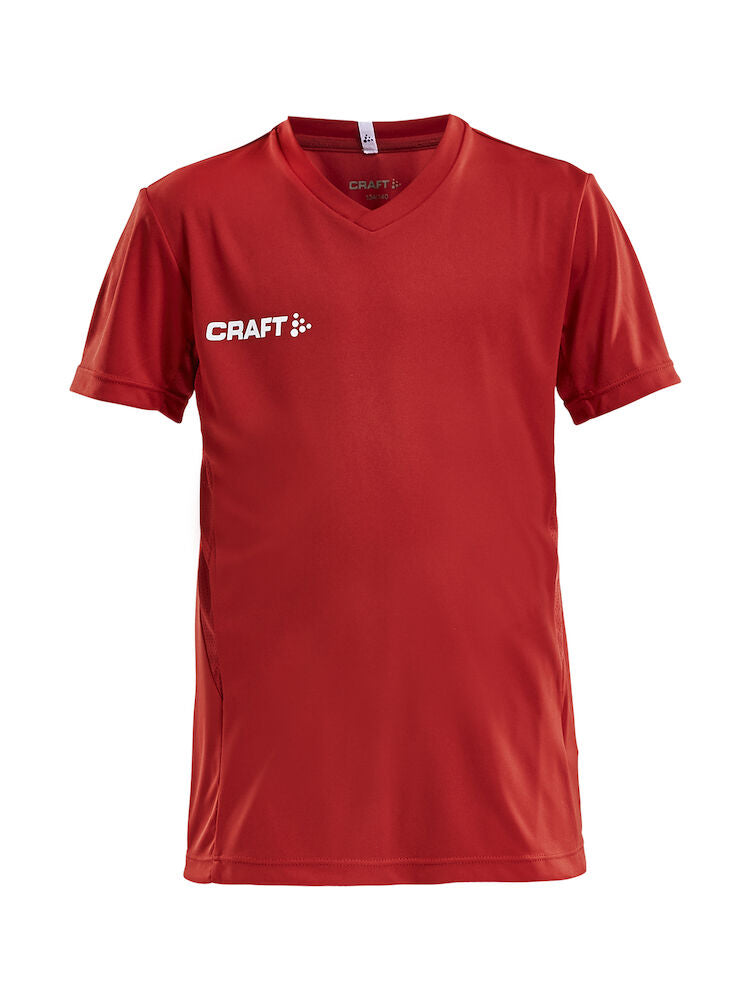 Squad Jersey Solid Jr Bright Red 110/116