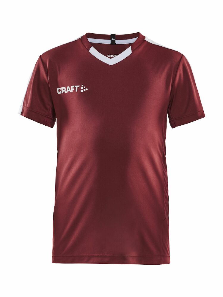 Progress Jersey Contrast Jr Maroon 122/128