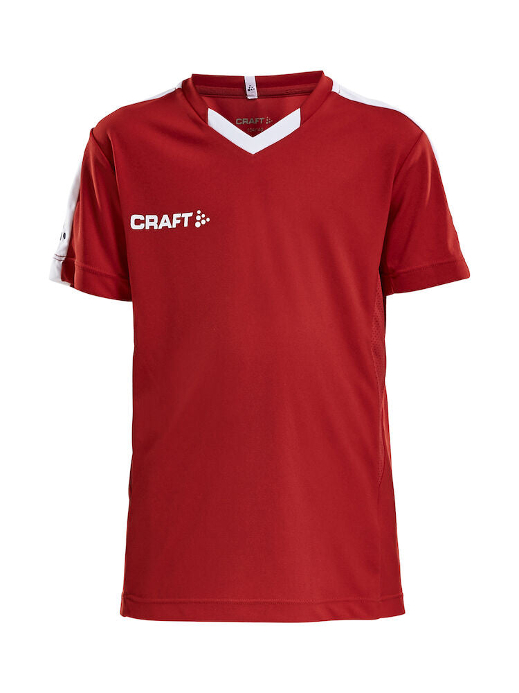 Progress Jersey Contrast Jr Bright Red 122/128