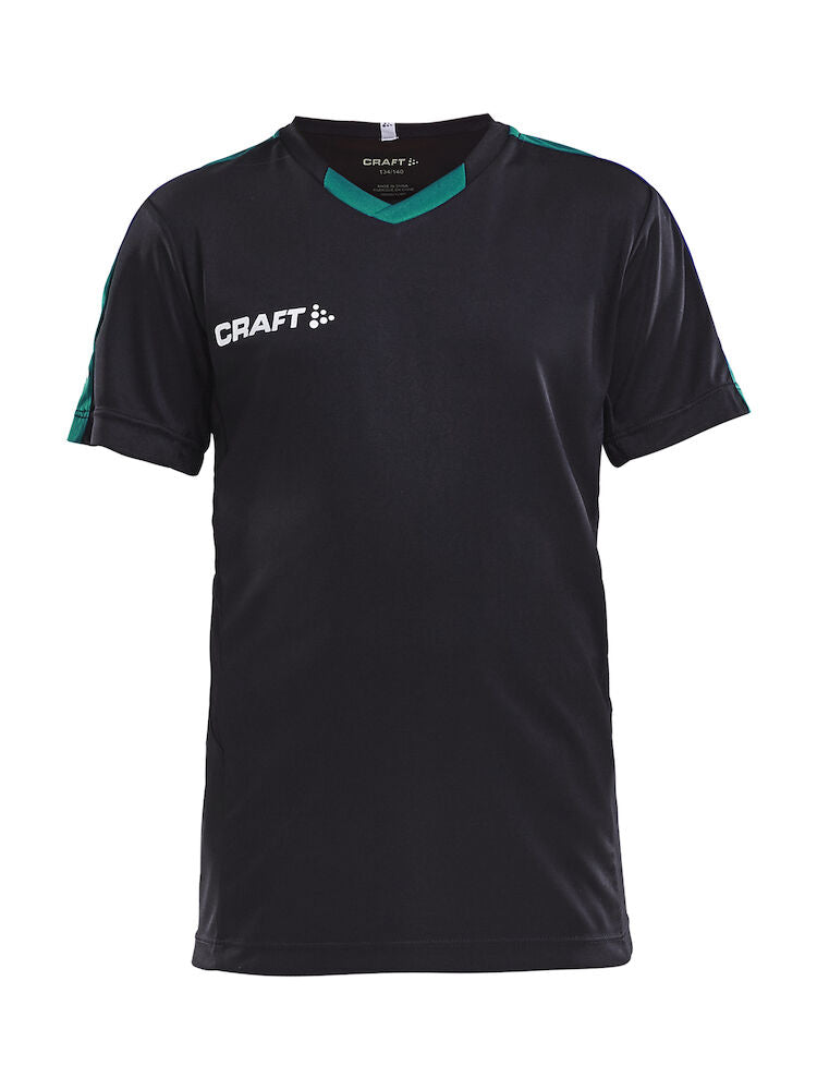 Progress Jersey Contrast Jr Black/Team G 122/128