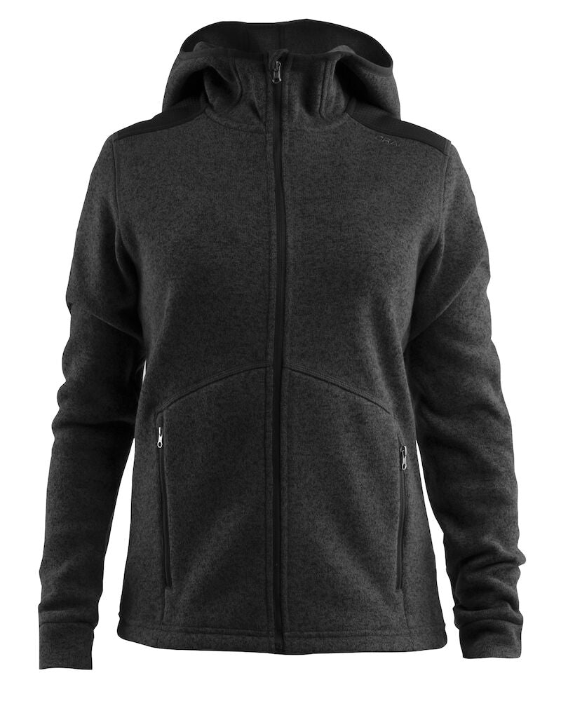 Noble Hood Jacket W Black Melang XS