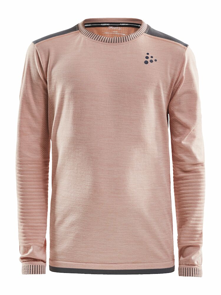 Fuseknit Comfort RN LS J Touch/Dk Gre 122/128