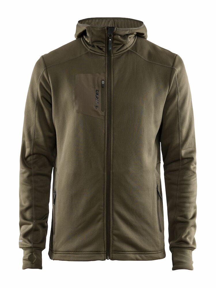 Trict Polartec Hood M Dark Olive XS