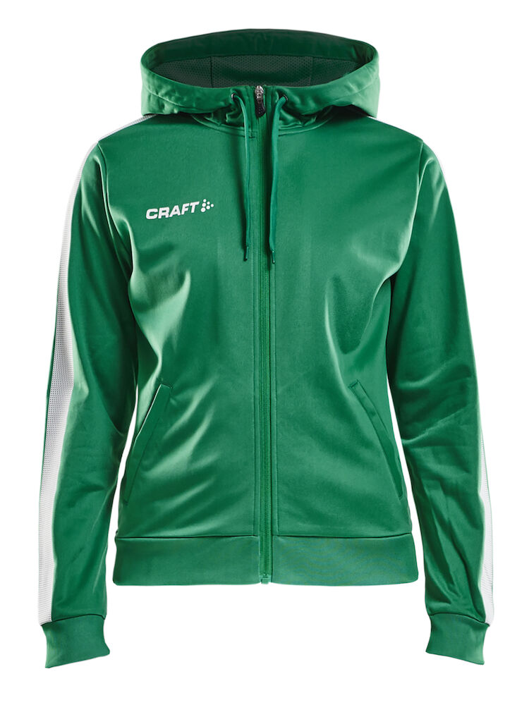 Pro Control Hood Jacket W Team Green/W XS