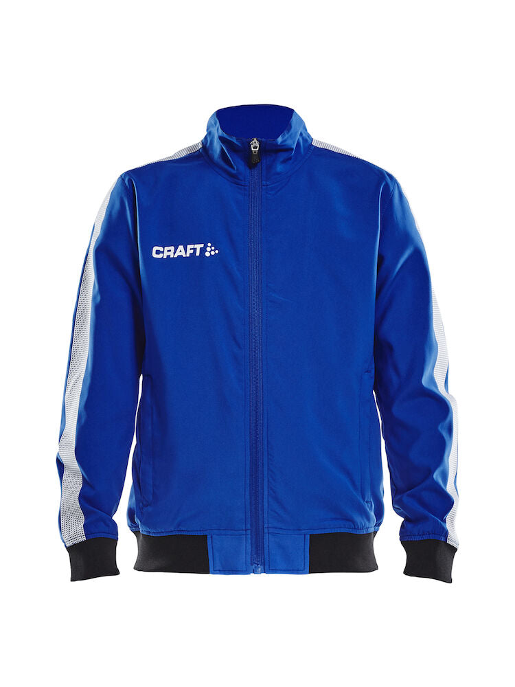 Pro Control Woven Jacket Jr Cobalt 122/128