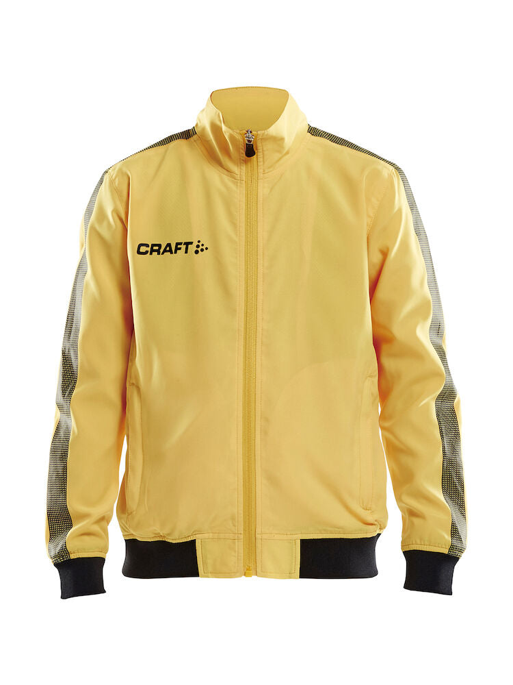 Pro Control Woven Jacket Jr Yellow 122/128
